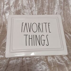 Rae Dunn Favorite Things Jewellry Box